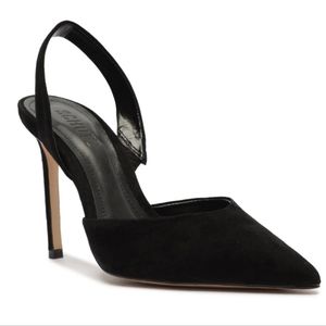 Schutz Lou Sling Black Heels
